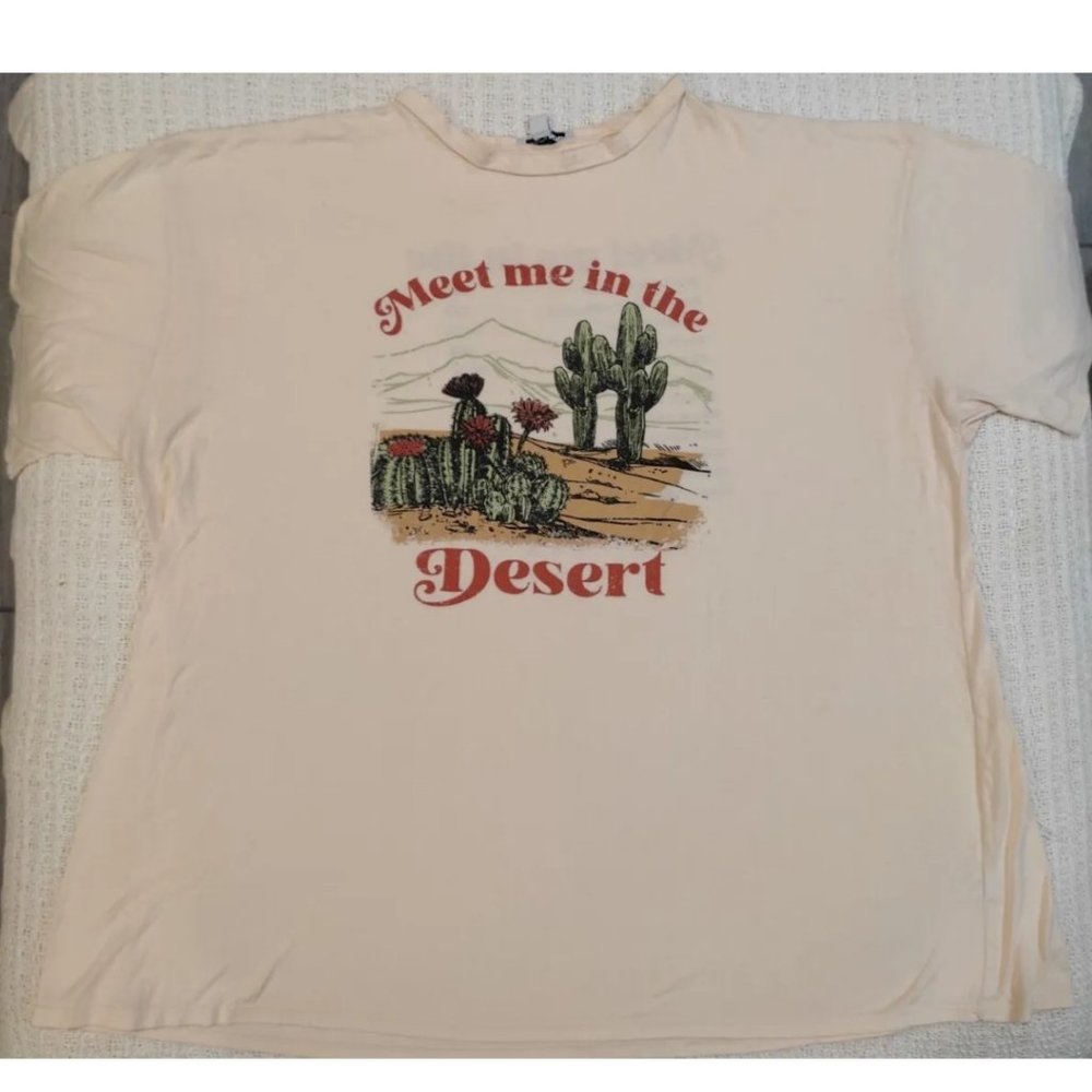Meet Me In The Desert Mojave Death Valley Sedona Joshua Tree Shirt XL Vintage
